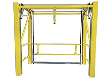 Rollback Mezzanine Safety Gate - 60"W x 102"D x 108"H