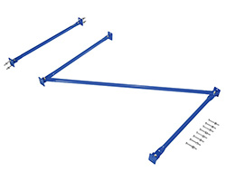 Standard Duty Cantilever Brace Set - 48"W, for 6' Uprights