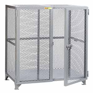 Mesh Security Cabinet - 24"D x 48"W x 52"H