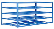 Horizontal Sheet Rack - 5-shelf, 54-1/2"W x 48"H x 102-3/4"L, 2,000 lb. Capacity