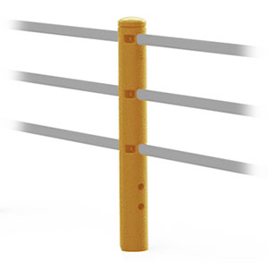 Middle Post for Flexible Handrail - 46.5" H