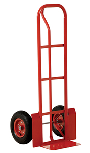 Steel Hand Truck- Loop Handle, 600 lbs. Capacity, 13" X 4" Pneumatic Wheels