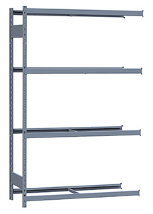 Medium Duty Mini-Rack Shelving - 48" W x 18" D x 75"H, Adder w/ 4 Shelves