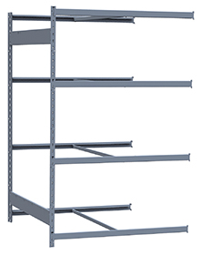 Medium Duty Mini-Rack Shelving - 48" W x 48" D x 75"H, Adder w/ 4 Shelves
