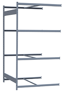 Medium Duty Mini-Rack Shelving - 48" W x 48" D x 87" H, Adder w/ 4 Shelves