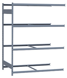 Medium Duty Mini-Rack Shelving - 60" W x 36" D x 75"H, Adder w/ 4 Shelves