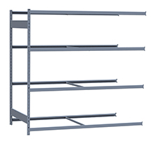 Medium Duty Mini-Rack Shelving - 72" W x 36" D x 75"H, Adder w/ 4 Shelves