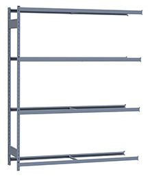 Medium Duty Mini-Rack Shelving - 72" W x 18" D x 87" H, Adder w/ 4 Shelves