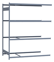 Medium Duty Mini-Rack Shelving - 72" W x 36" D x 87" H, Adder w/ 4 Shelves