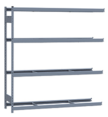Heavy Duty Mini-Rack Shelving - 72" W x 18" D x 75"H, Adder w/ 4 Shelves