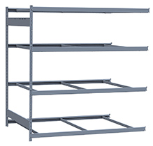 Heavy Duty Mini-Rack Shelving - 72" W x 48" D x 75"H, Adder w/ 4 Shelves