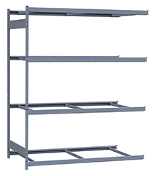 Heavy Duty Mini-Rack Shelving - 72" W x 36" D x 87" H, Adder w/ 4 Shelves