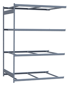 Heavy Duty Mini-Rack Shelving - 72" W x 48" D x 99" H, Adder w/ 4 Shelves