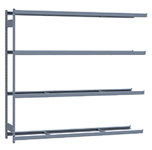 Heavy Duty Mini-Rack Shelving - 96" W x 18" D x 87" H, Adder w/ 4 Shelves