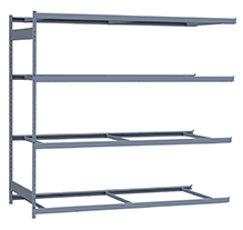 Heavy Duty Mini-Rack Shelving - 96" W x 36" D x 87" H, Adder w/ 4 Shelves