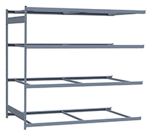 Heavy Duty Mini-Rack Shelving - 96" W x 48" D x 87" H, Adder w/ 4 Shelves
