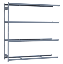 Heavy Duty Mini-Rack Shelving - 96" W x 24" D x 99" H, Adder w/ 4 Shelves