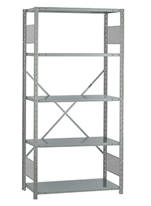 Open Steel Industrial Shelving - 36" W x 18" D x 75" H, 5-Shelf Starter, 800 lbs. cap. per shelf