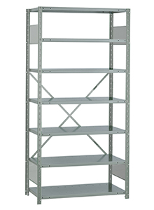 Open Steel Industrial Shelving - 36" W x 24" D x 75" H, 7-Shelf Starter, 625 lbs. cap. per shelf