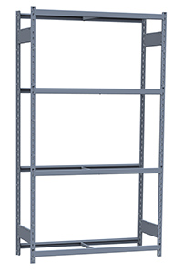 Medium Duty Mini-Rack Shelving - 48" W x 18" D x 87" H, Starter w/ 4 Shelves