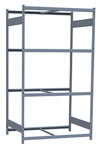 Medium Duty Mini-Rack Shelving - 48" W x 36" D x 87" H, Starter w/ 4 Shelves