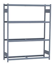 Medium Duty Mini-Rack Shelving - 60" W x 18" D x 75"H, Starter w/ 4 Shelves