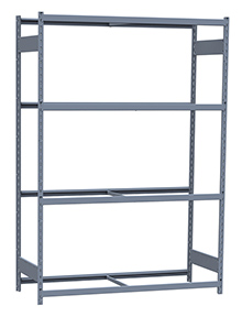 Medium Duty Mini-Rack Shelving - 60" W x 24" D x 87" H, Starter w/ 4 Shelves