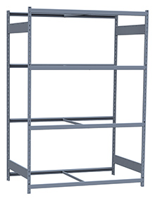 Medium Duty Mini-Rack Shelving - 60" W x 36" D x 87" H, Starter w/ 4 Shelves
