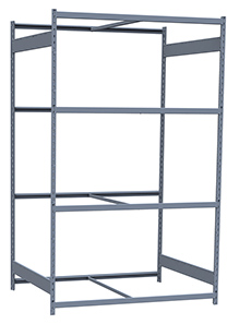 Medium Duty Mini-Rack Shelving - 60" W x 48" D x 99" H, Starter w/ 4 Shelves