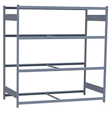 Medium Duty Mini-Rack Shelving - 72" W x 36" D x 75"H, Starter w/ 4 Shelves