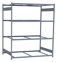 Medium Duty Mini-Rack Shelving - 72" W x 48" D x 87" H, Starter w/ 4 Shelves