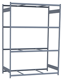 Medium Duty Mini-Rack Shelving - 72" W x 36" D x 99" H, Starter w/ 4 Shelves