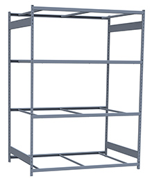 Medium Duty Mini-Rack Shelving - 72" W x 48" D x 99" H, Starter w/ 4 Shelves