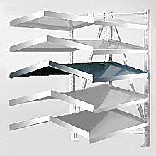 Steel Pick Shelf Kit - Double - Tilt/Tilt, 50"w x 48"d