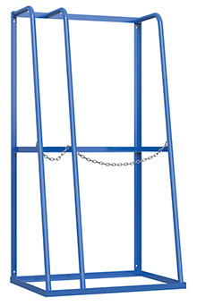 Vertical Bar Storage Rack - 2 Openings (Right Wide Opening) 48-1/2"W x 36"D x 92"H, 1,500 lbs. Capacity Per Opening