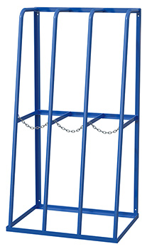 Vertical Bar Storage Rack - 3 Equal Openings, 48-1/2"W x 36"D x 92"H, 1,500 lbs. Capacity Per Opening