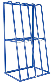 Vertical Bar Storage Rack - 4 Openings, 48-1/2"W x 36"D x 92"H, 1,500 lbs. Capacity Per Opening