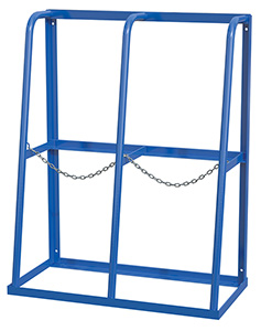 Vertical Bar Storage Rack - 2 Equal Openings, 48-1/2"W x 24"D x 61"H, 1,500 lbs. Capacity Per Opening