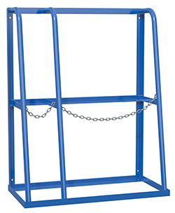 Vertical Bar Storage Rack - 2 Openings (Right Wide Opening) 48-1/2"W x 24"D x 61"H, 1,500 lbs. Capacity Per Opening