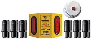 Overhead Door Clearance Monitor - Triple Sensor Set w/ Selectable Audio