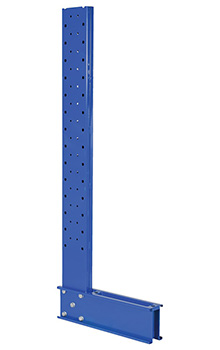 Standard Duty Cantilever Single Sided Upright - 4-3/4"W x 27-7/8"D x 72-3/4"H, for 18" Arms