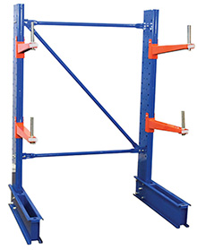 Standard Duty Cantilever Rack - Single Sided, 62"W x 34"D x 81"H, 800 lbs. Capacity Per Level