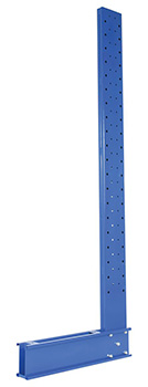 Standard Duty Cantilever Single Sided Upright - 4-3/4"W x 27-7/8"D x 96-1/2"H, for 18" Arms