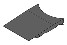 Loading Ramp for Turntable Stretch Wrappers - for Use with Scale