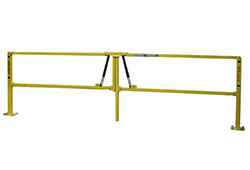 SentryGuard Split-Opening Cantilever Gate - 12' Wide, Fits 12' Door
