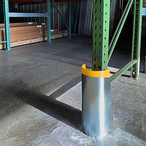 16" Shock Absorbing Rack Protector for 3" Posts