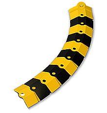 Sidewinder Cable Protective Cover, Adder - 1'L, Black & Yellow