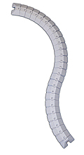 Sidewinder Cable Protective Cover - 3'L, Gray