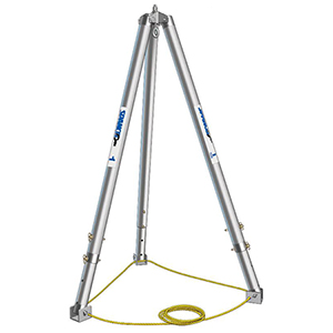 Aluminum Tripod Gantry Crane - 2 Ton Cap., 11' 2" Max Lifting Ht.