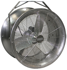 Stainless Steel Fan - Washdown Capable,  22", Yoke Mount, 115v - 1ph